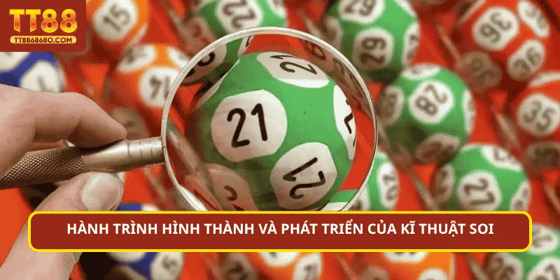 Hành trình hình thành và phát triển của kĩ thuật soi